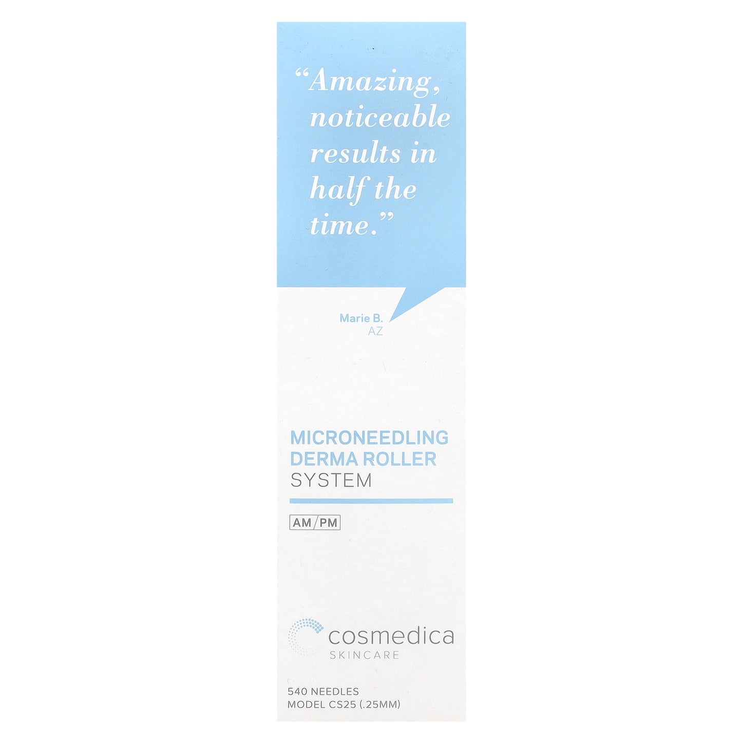Cosmedica Skincare, Microneedling Derma Roller System, 1 Roller