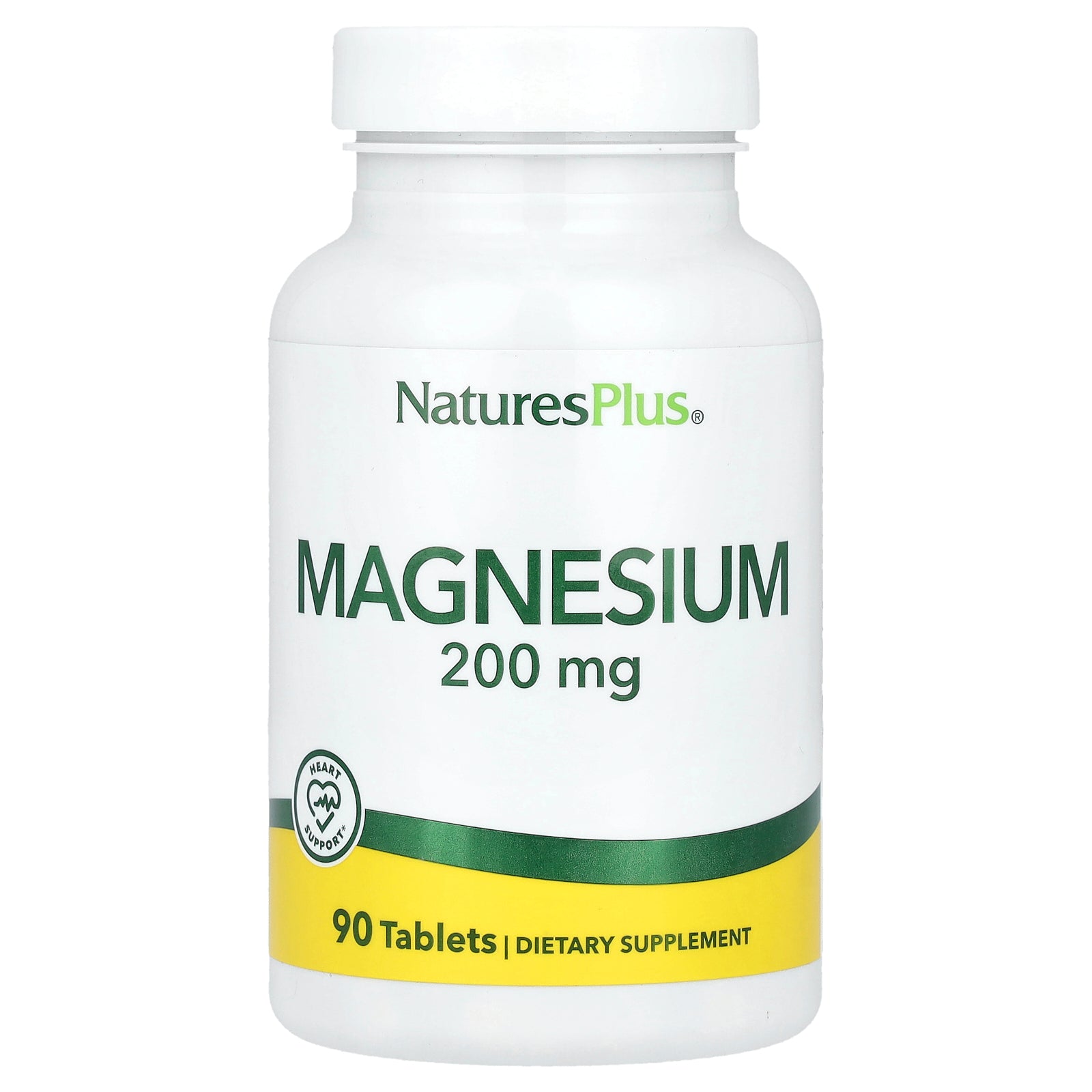 NaturesPlus, Magnesium, 200 mg, 90 Tablets