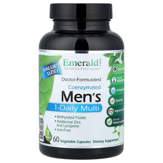Emerald Laboratories, Coenzymated Men's 1-Daily Multi, 60 Vegetable Capsules