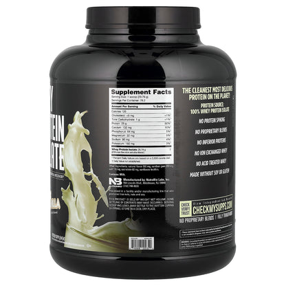 NutraBio, Whey Protein Isolate, Alpine Vanilla, 5 lb (2,268 g)