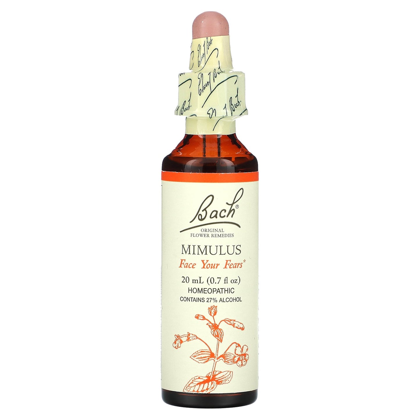 Bach, Original Flower Remedies, Mimulus, 0.7 fl oz (20 ml)