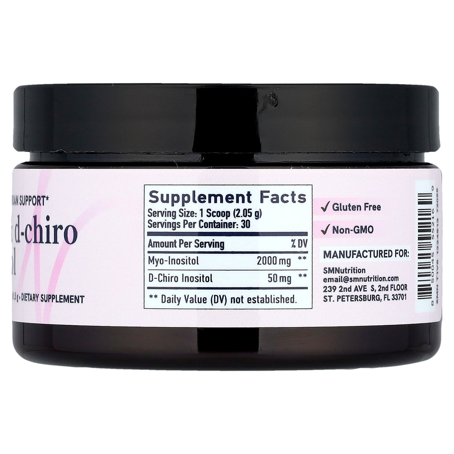 SMNutrition, Myo & D-Chiro Inositol, 2.17 oz (61.5 g)