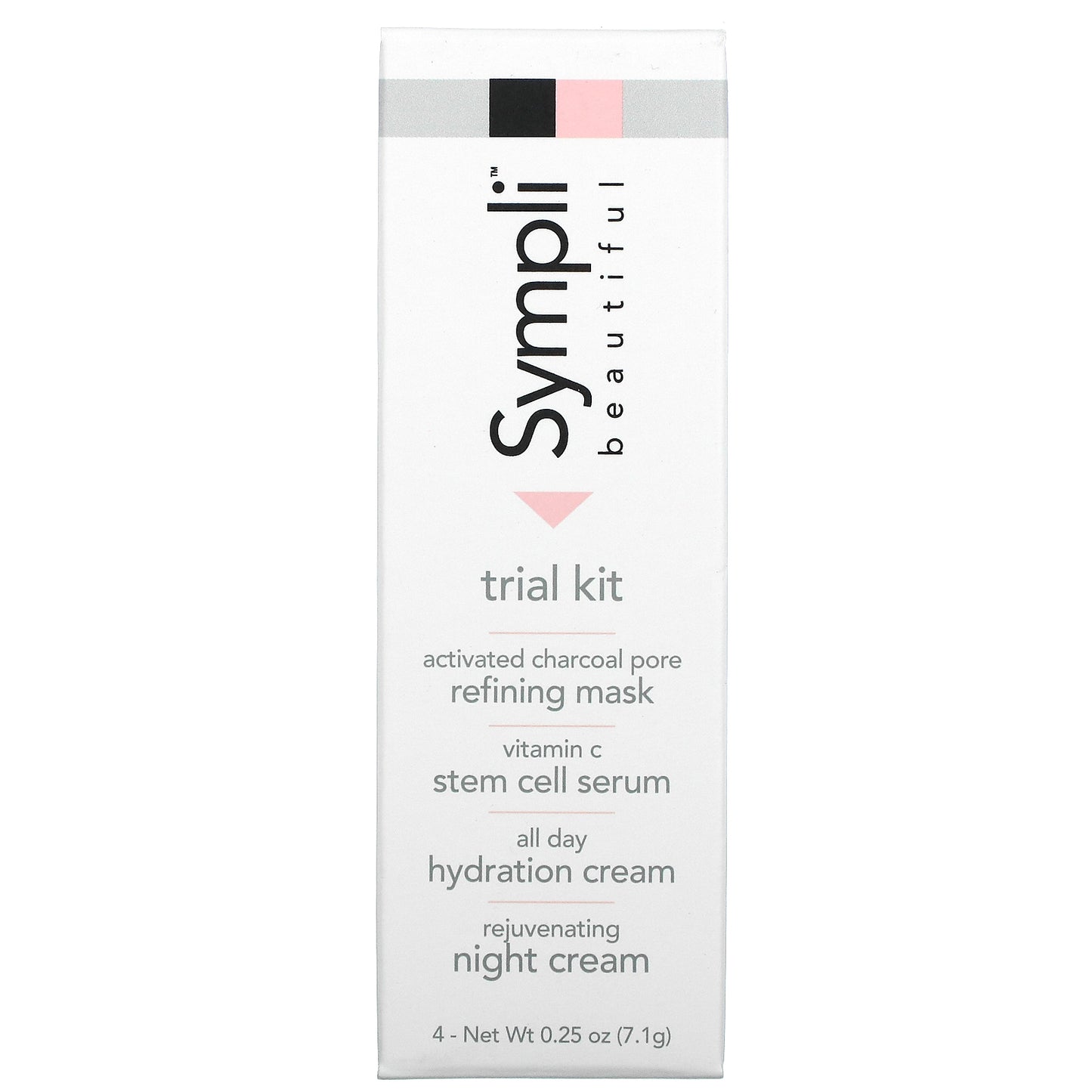 Sympli Beautiful Trial Kit, 4 Piece Kit, 0.25 oz Each