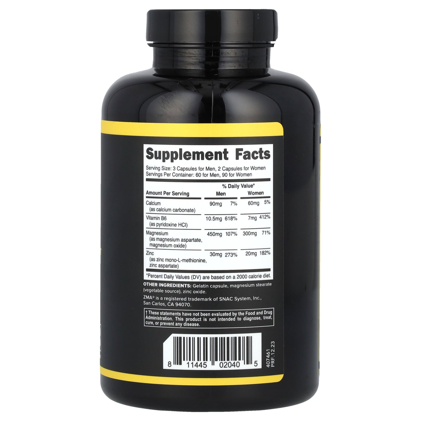 Primaforce, ZMA®, Anabolic Mineral Support, 180 Capsules