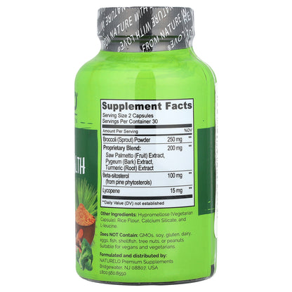 NATURELO, Prostate & Urinary Health, 60 Vegetarian Capsules