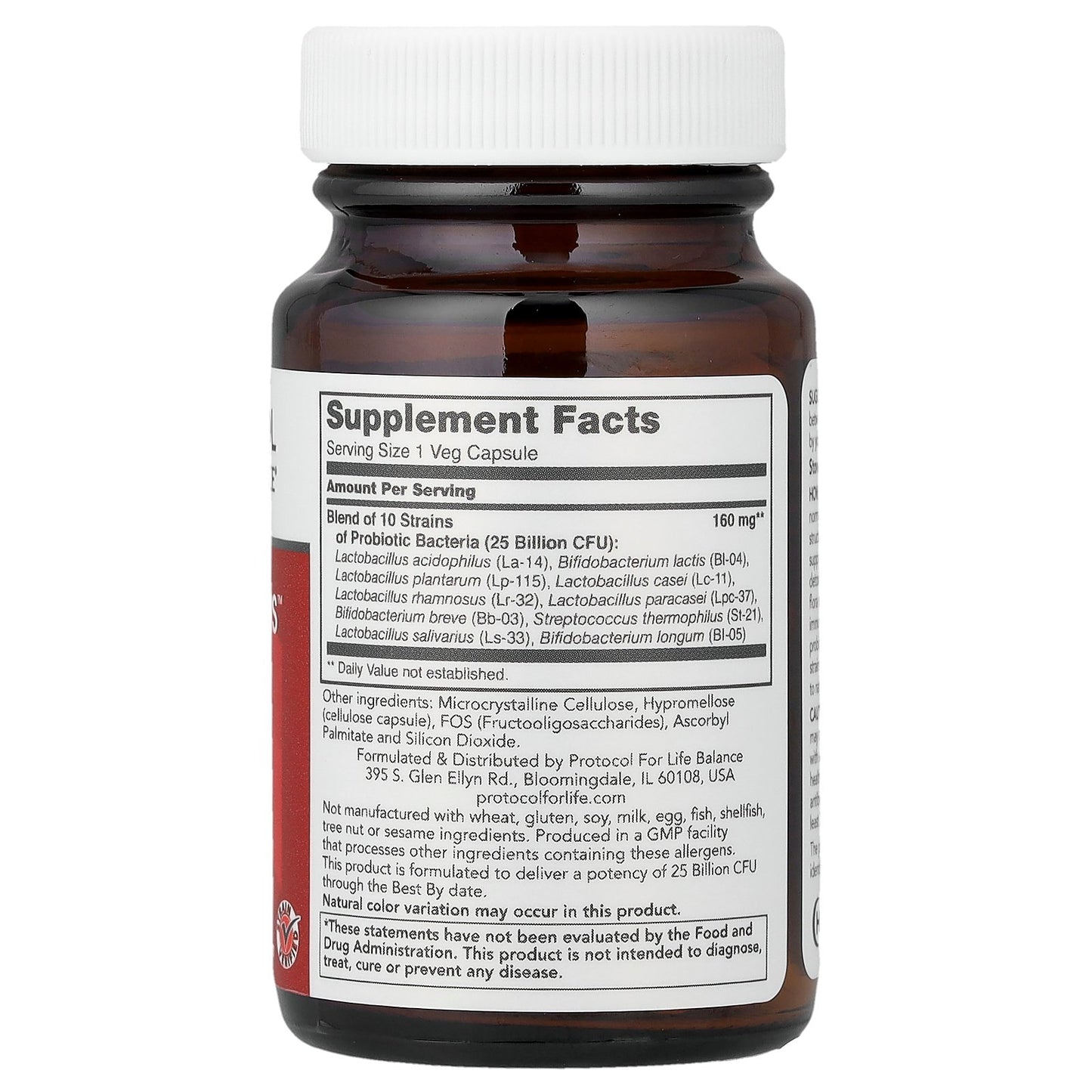 Protocol for Life Balance, ProtoDophilus™, 25 Billion, 50 Veg Capsules