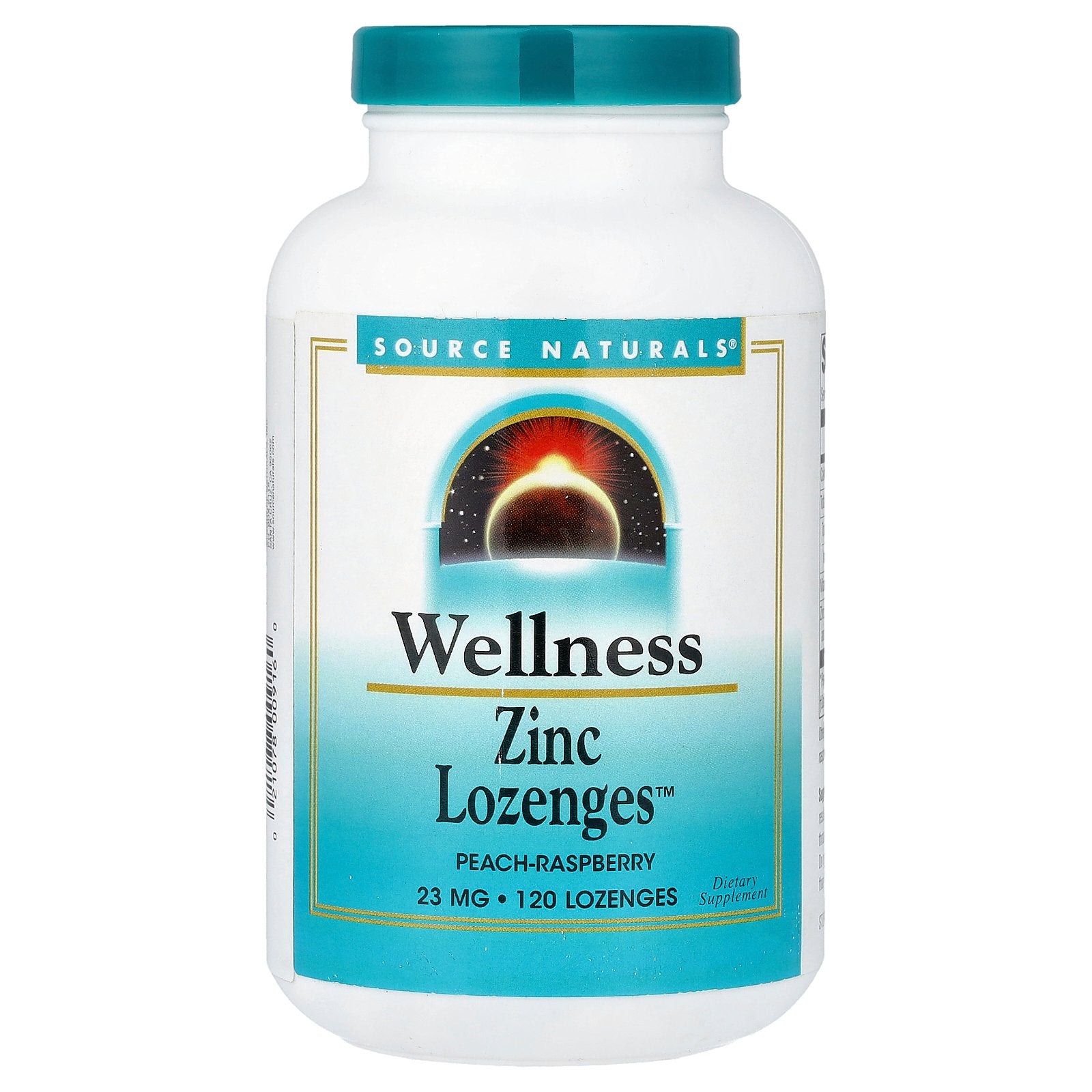 Source Naturals, Wellness Zinc Lozenges™, Peach-Raspberry, 120 Lozenges