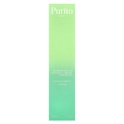 Purito, Wonder Releaf Centella Cream, Unscented, 1.69 fl oz (50 ml)