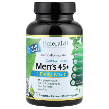 Emerald Laboratories, Coenzymated Men's 45+ 1-Daily Multi, 60 Vegetable Capsules