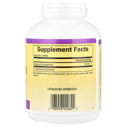 Natural Factors, Coenzyme Q10, 100 mg, 240 Softgels