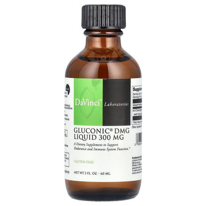 DaVinci Laboratories, Gluconic DMG Liquid, 300 mg, 2 fl oz (60 ml)