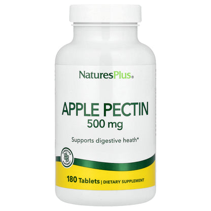 NaturesPlus, Apple Pectin, 500 mg, 180 Tablets