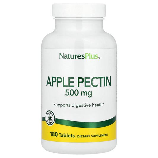 NaturesPlus, Apple Pectin, 500 mg, 180 Tablets