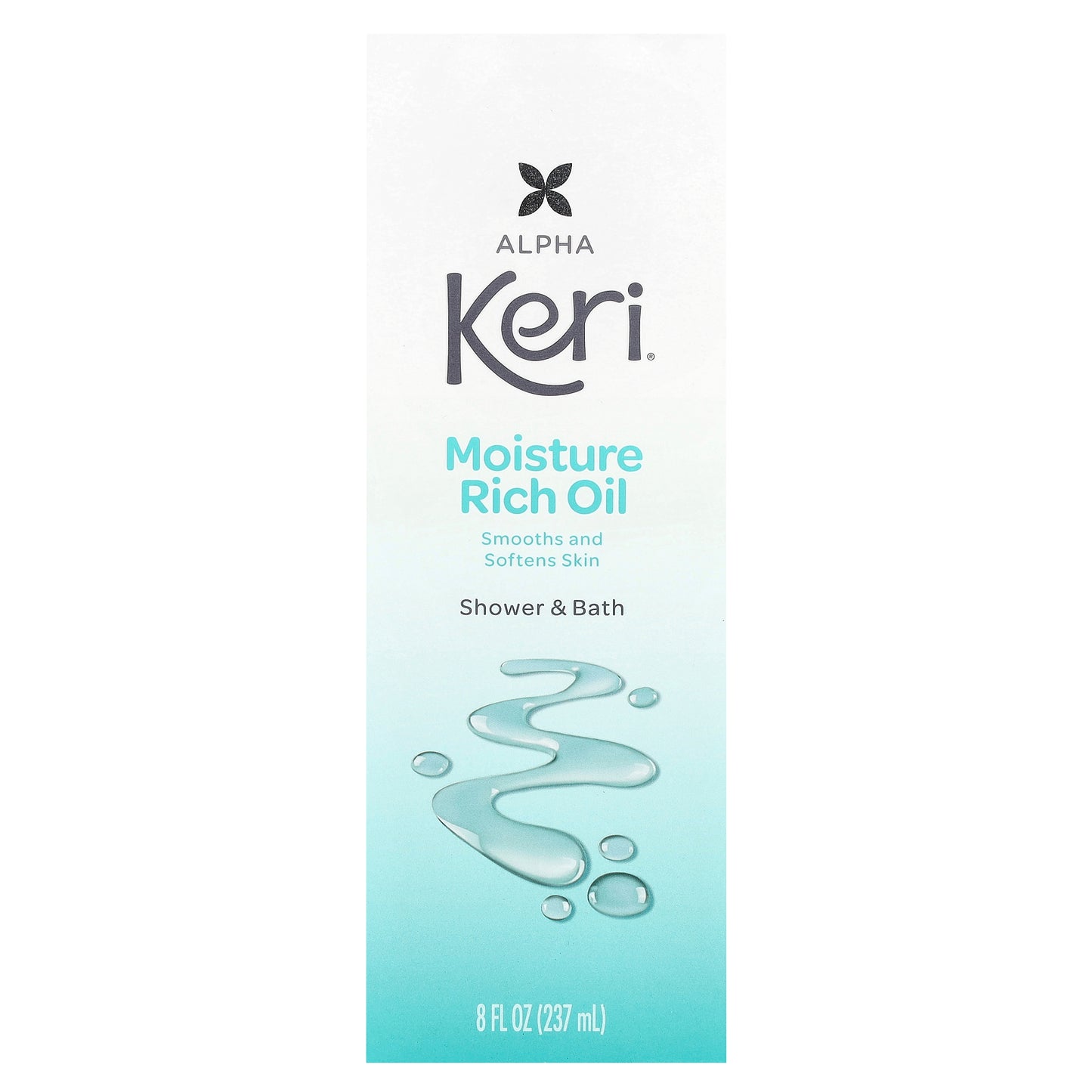 Keri, Moisture Rich Oil, Shower & Bath, 8 fl oz (237 ml)