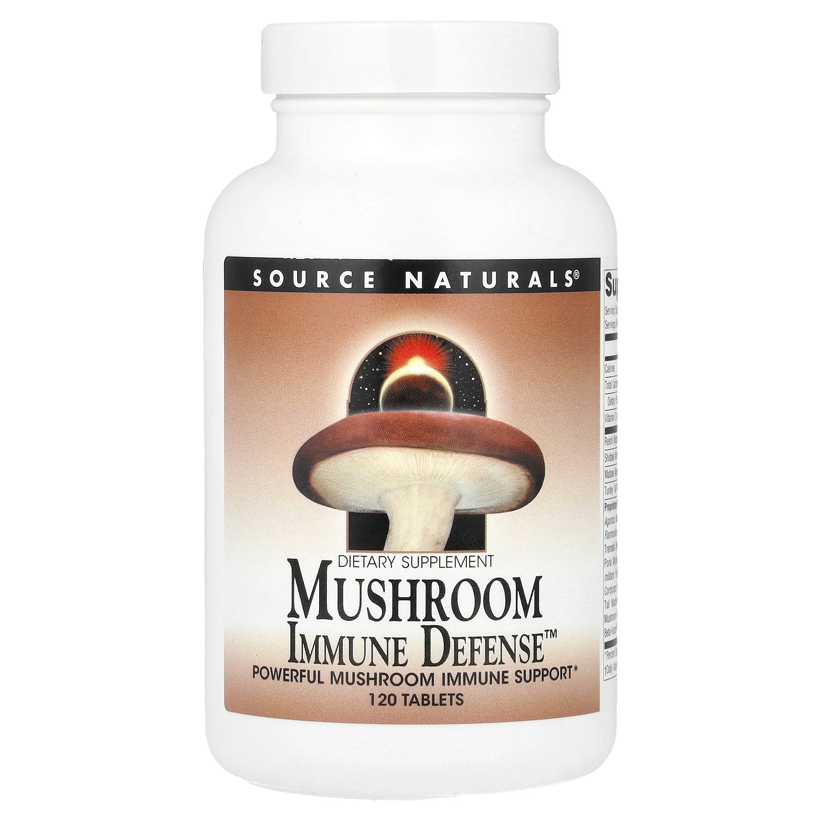 Source Naturals, Mushroom Immune Defense™, 120 Tablets