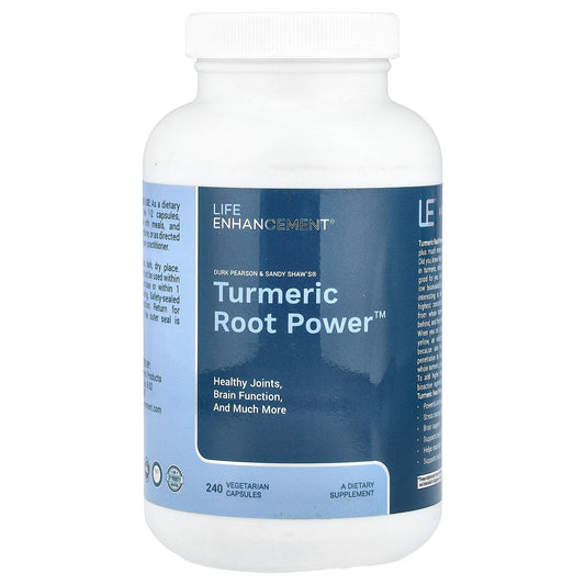 Life Enhancement, Turmeric Root Power™, 240 Vegetarian Capsules (600 mg per Capsule)