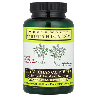 Whole World Botanicals, Royal Chanca Piedra, Kidney-Bladder Support, 400 mg, 120 Vegetarian Capsules