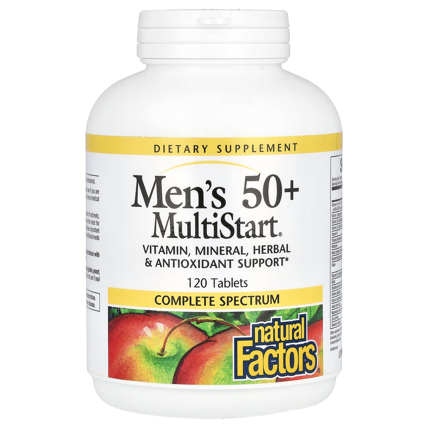 Natural Factors, Men's 50+ MultiStart, 120 Tablets