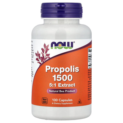 NOW Foods, Propolis 1500, 300 mg, 100 Capsules