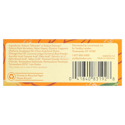 Yardley London, Nourishing Bath Bar, Vitamin C, 4 oz (113 g)