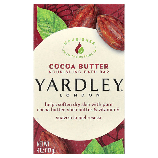 Yardley London, Nourishing Bath Bar, Cocoa Butter, 4 oz (113 g)