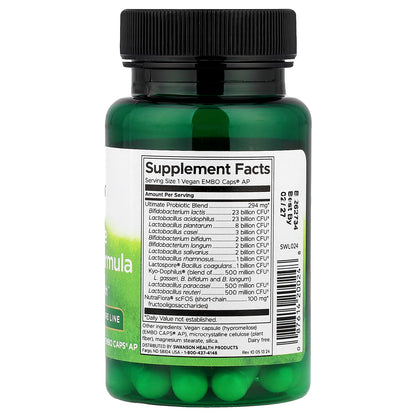 Swanson, Ultimate Probiotic Formula, 30 Vegan Embo Caps® Ap
