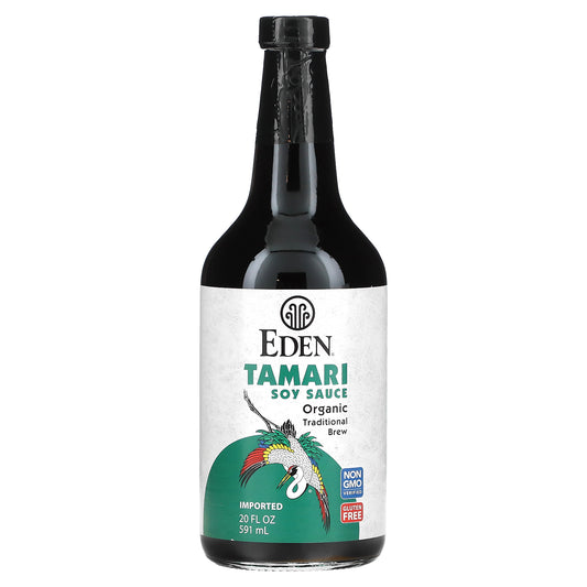 Eden Foods, Organic Tamari Soy Sauce, 20 fl oz (591 ml)