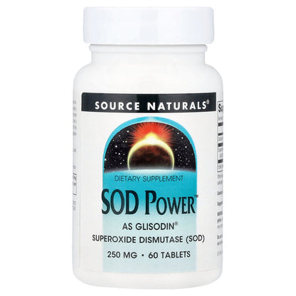 Source Naturals, SOD Power™, 250 mg, 60 Tablets