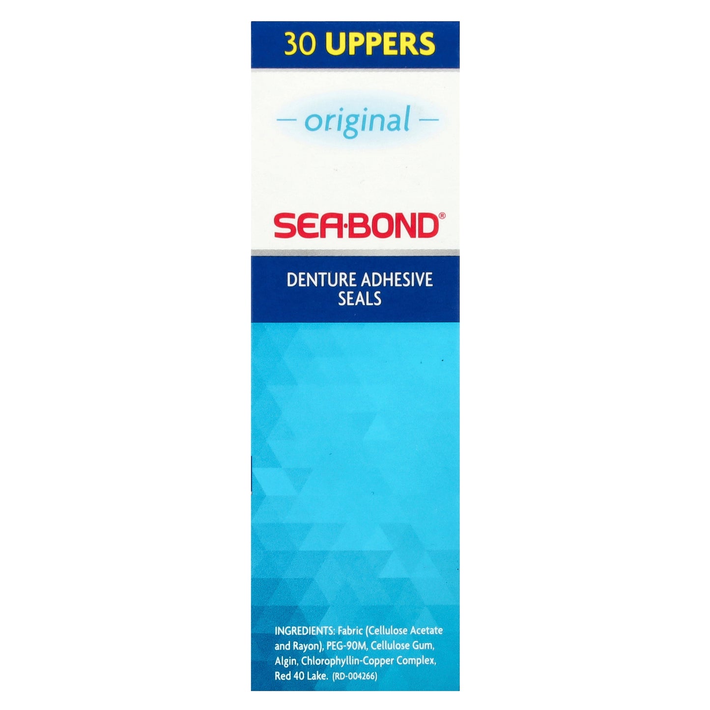 SeaBond, Denture Adhesive Seals, Original, 30 Uppers