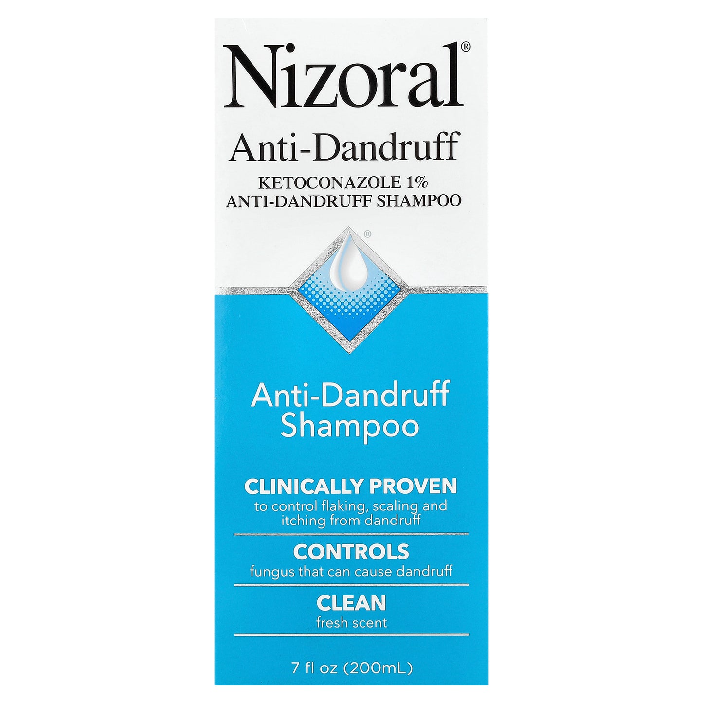 Nizoral, Anti-Dandruff Shampoo, Clean, 7 fl oz (200 ml)