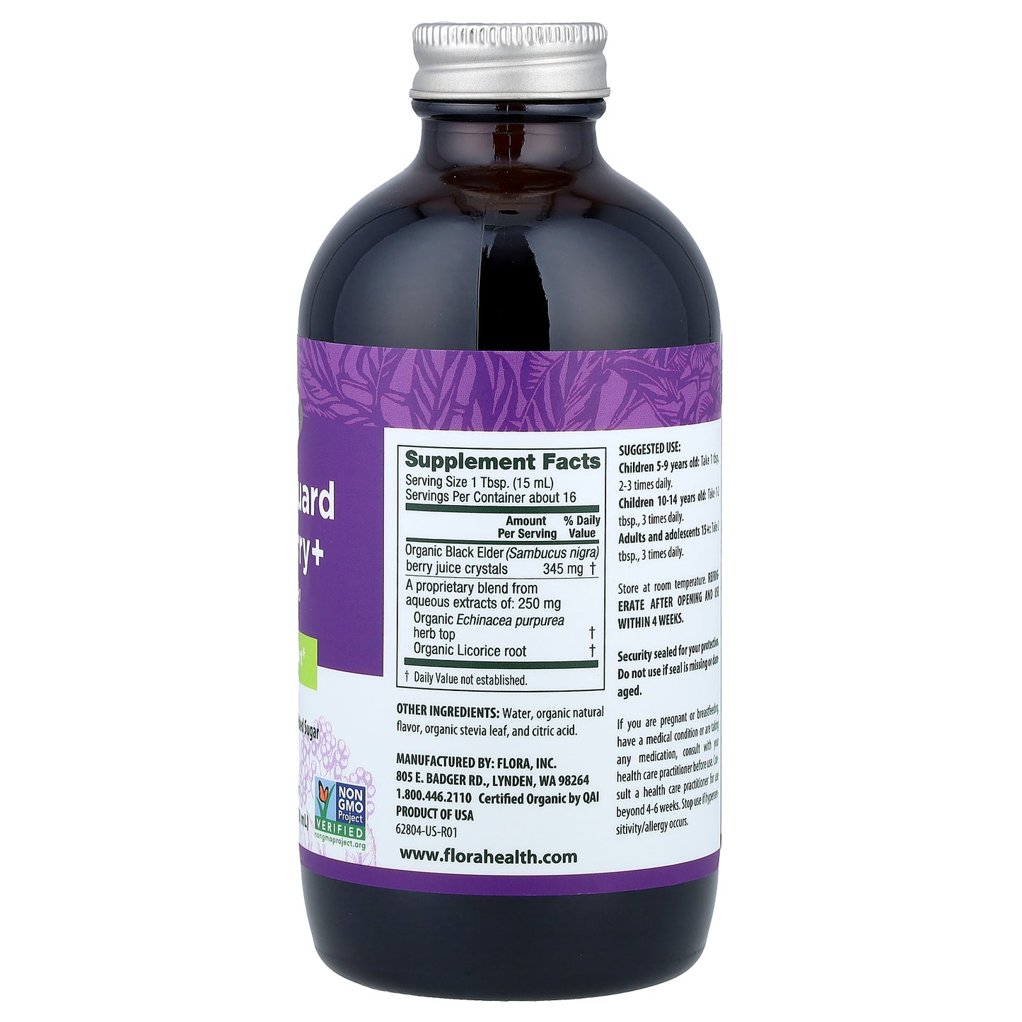 Flora, Sambu Guard® Elderberry+ with Echinacea, 8.5 fl oz (250 ml)