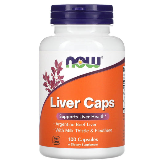 NOW Foods, Liver Caps, 100 Capsules