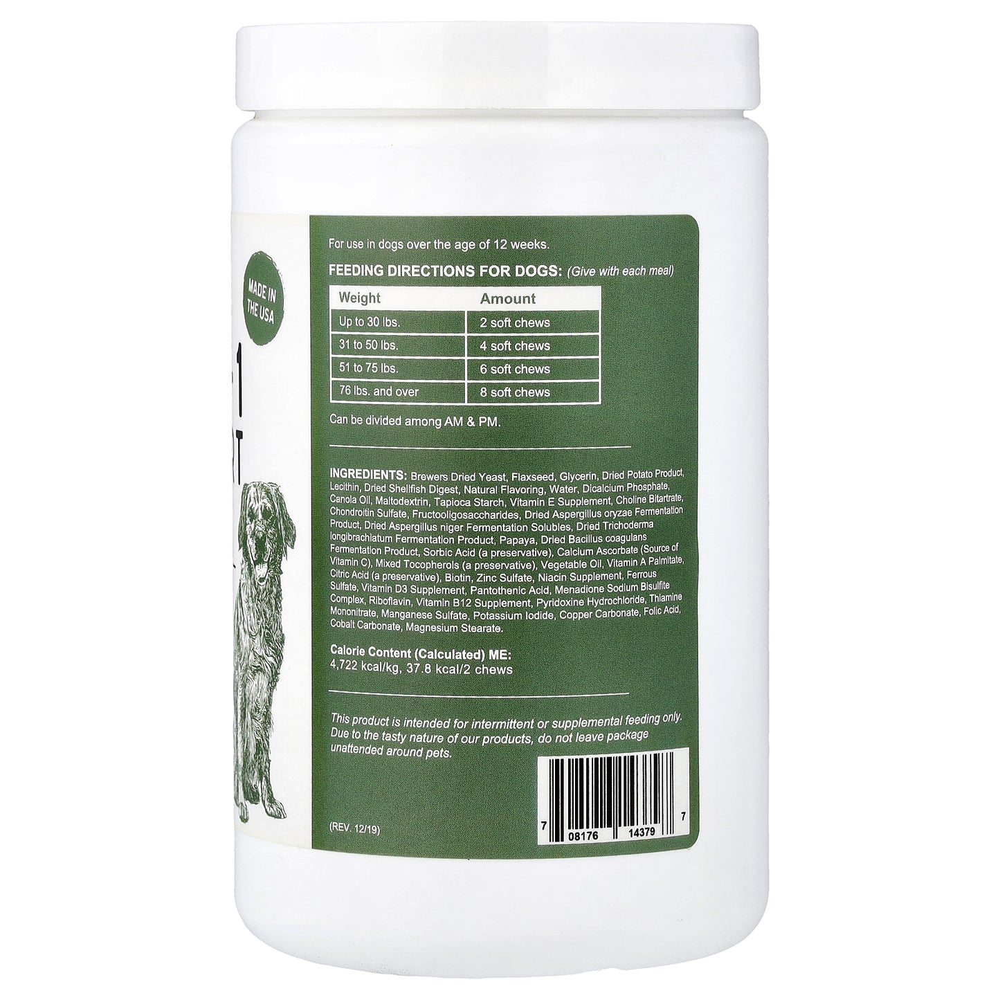 Chew + Heal, 4-in-1 Support, For Dogs, 120 Soft Chews, 16.9 oz (480 g)