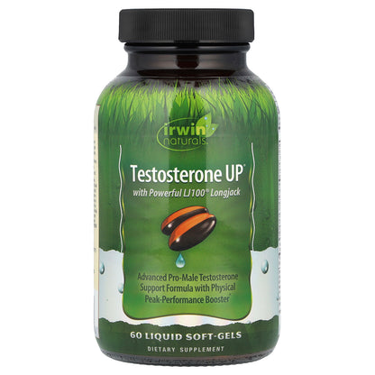 Irwin Naturals, Testosterone UP®, 60 Liquid Soft-Gels