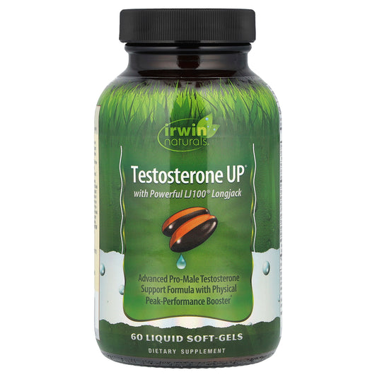 Irwin Naturals, Testosterone UP®, 60 Liquid Soft-Gels