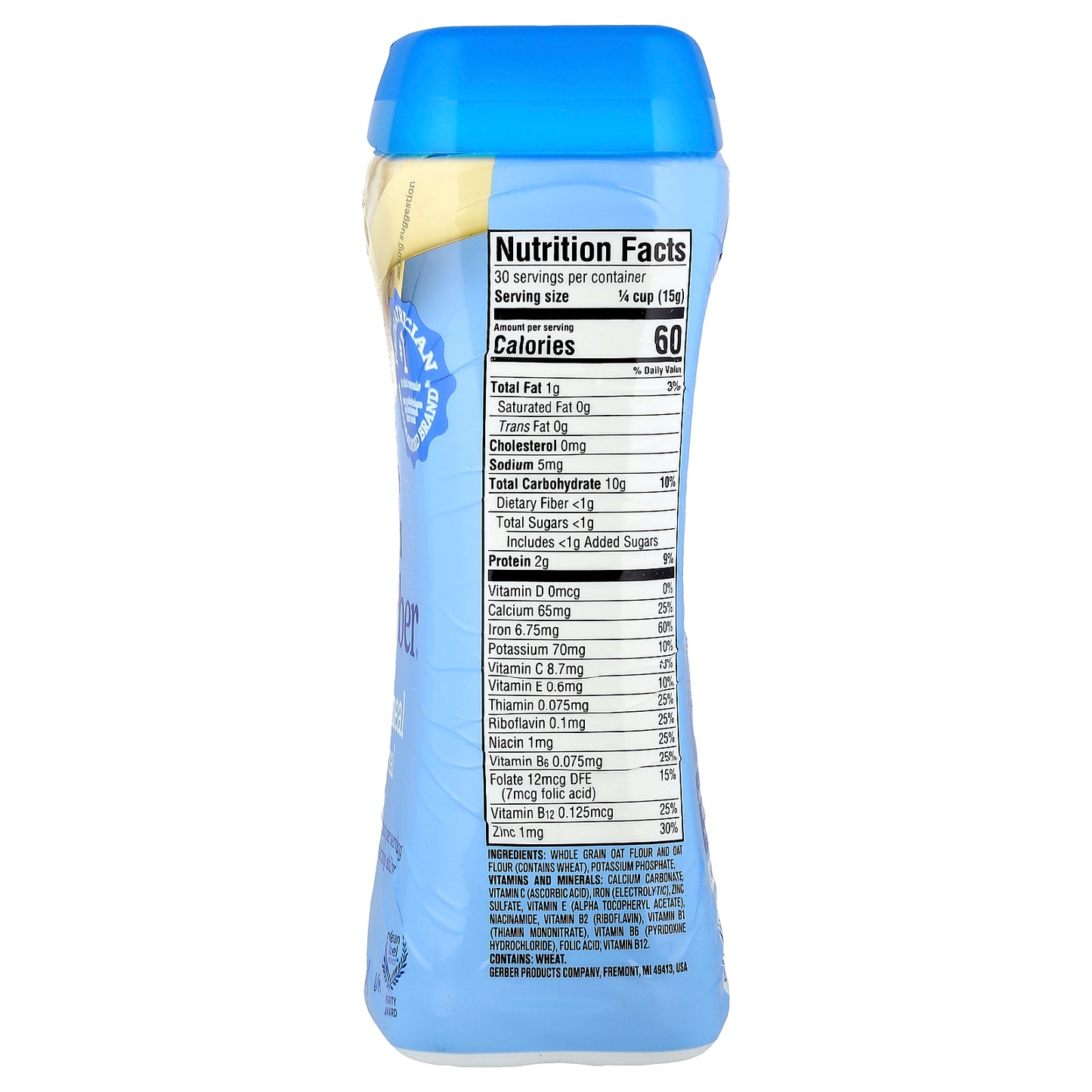 Gerber, Oatmeal Cereal, 1st Foods®, 16 oz (454 g)