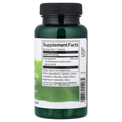 Swanson, Full Spectrum® Andrographis Paniculata, 400 mg, 60 Capsules