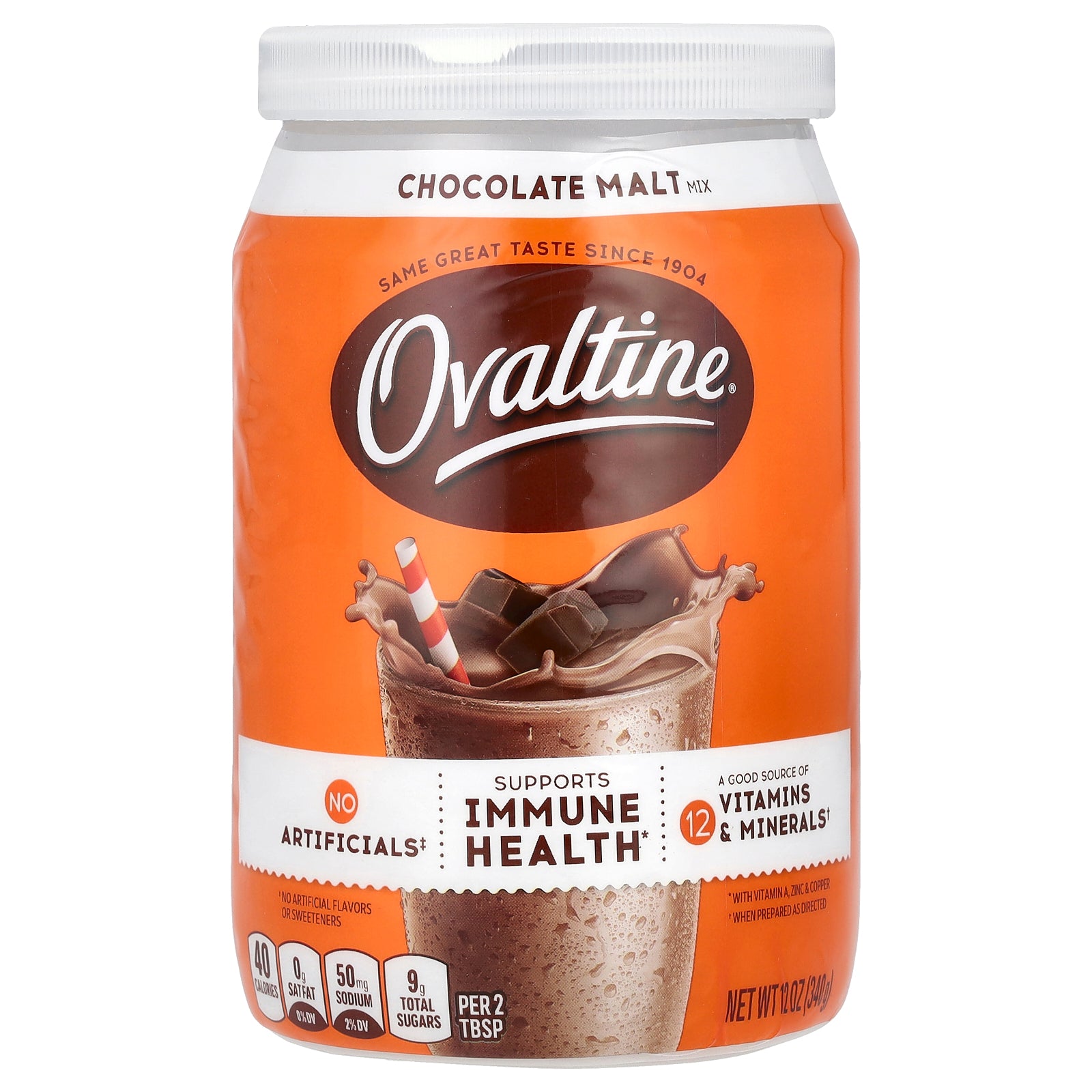 Ovaltine, Chocolate Malt Mix, 12 oz (340 g)