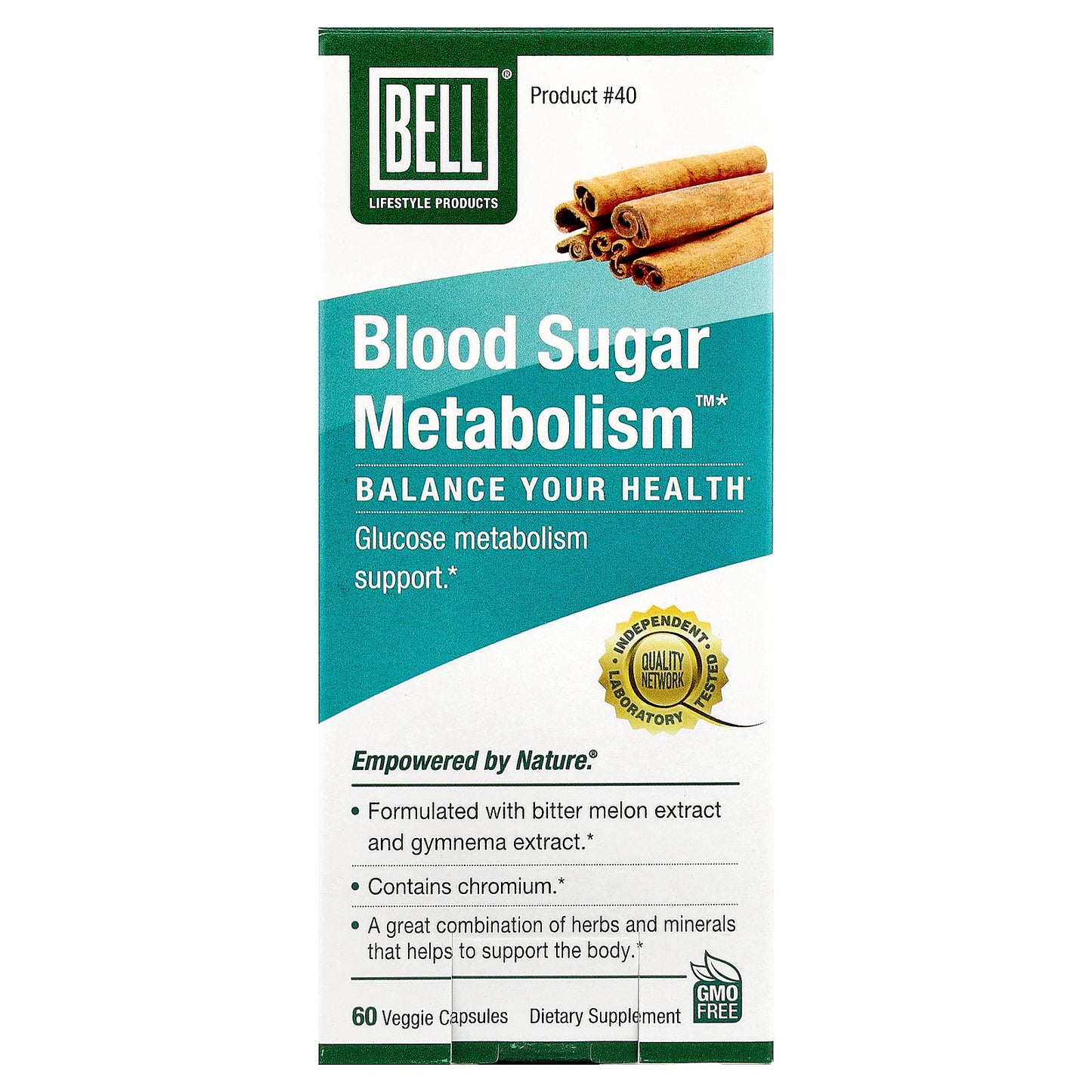 Bell Lifestyle, Blood Sugar Metabolism™, 60 Veggie Capsules