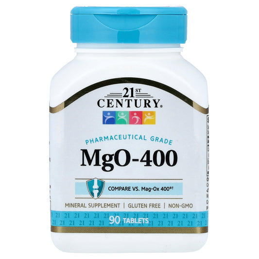 21st Century, MgO-400, 90 Tablets
