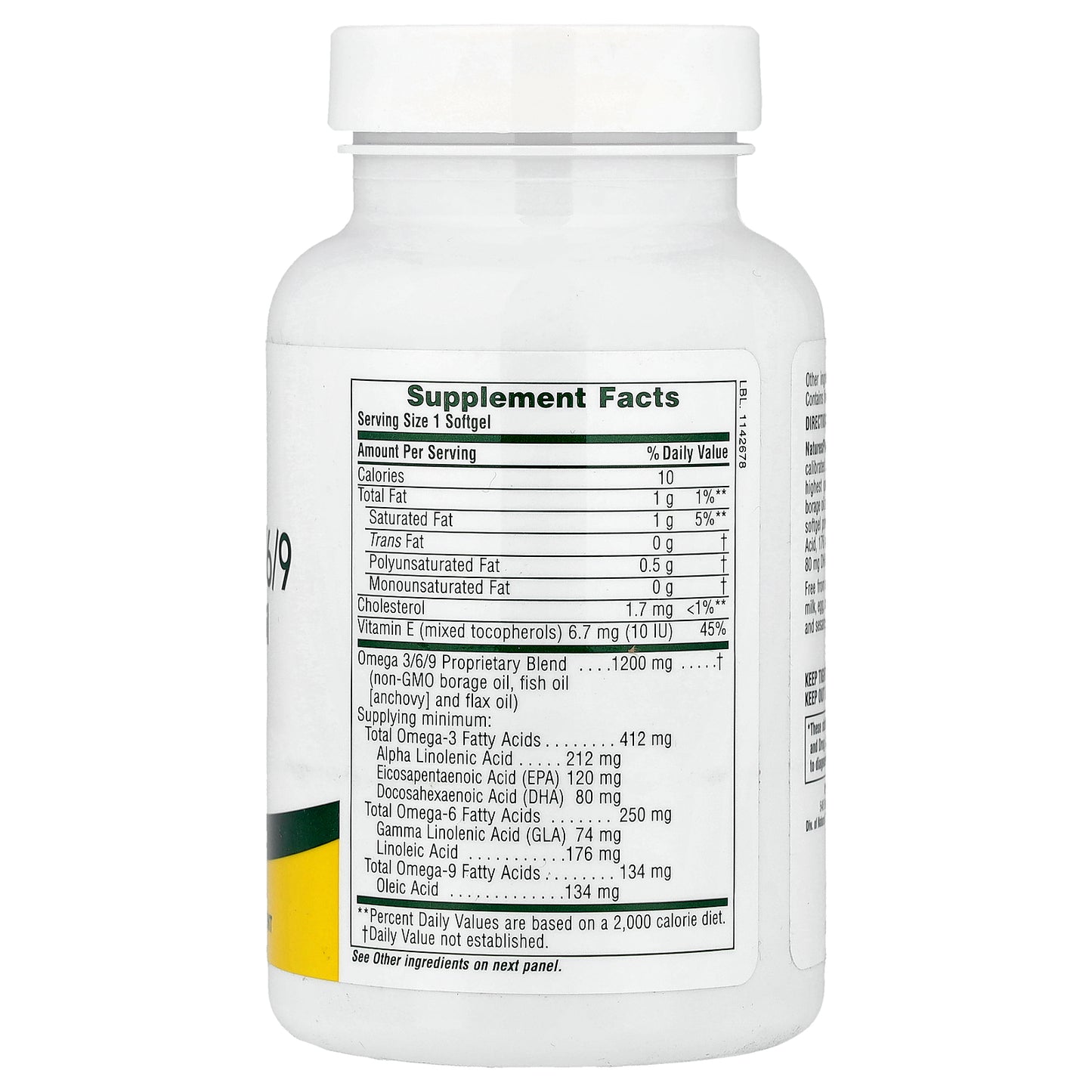 NaturesPlus, Ultra Omega 3/6/9, 60 Softgels