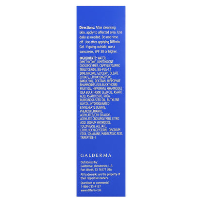 Differin, Resurfacing, Scar Gel, 1 fl oz (30 ml)