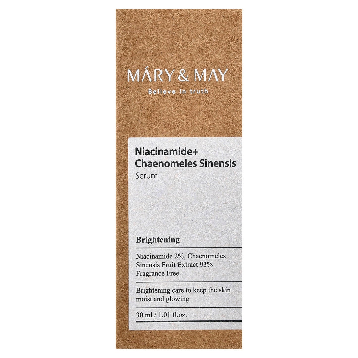 Mary & May, Niacinamide + Chaenomeles Sinensis Serum, 1.01 fl oz (30 ml)