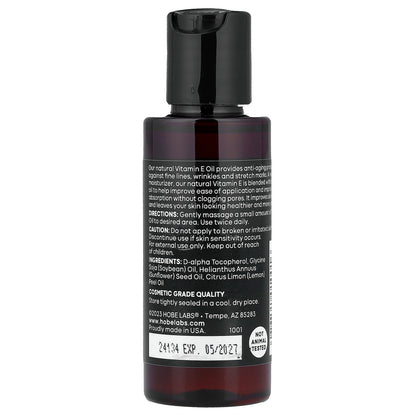Hobe Labs, Essentials, Vitamin E Oil, 2 fl oz (59 ml)