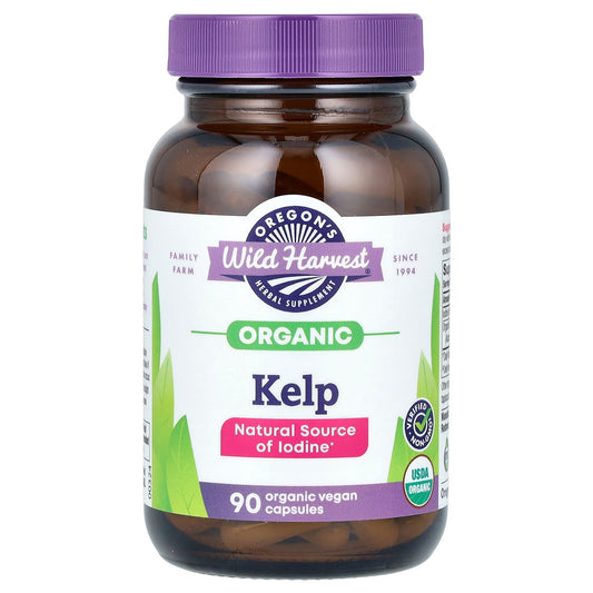 Oregon's Wild Harvest, Organic Kelp, 90 Organic Vegan Capsules