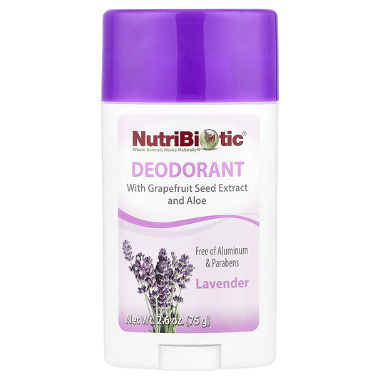 NutriBiotic, Deodorant, Lavender, 2.6 oz (75 g)