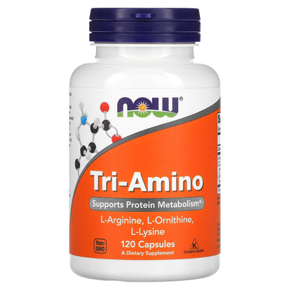 NOW Foods, Tri-Amino, 120 Capsules