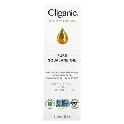 Cliganic, Pure Squalane Oil, 2 fl oz (60 ml)