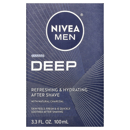 Nivea, Men, Deep, Refreshing & Hydrating After Shave, Vanilla & Bourbon, 3.3 fl oz (100 ml)