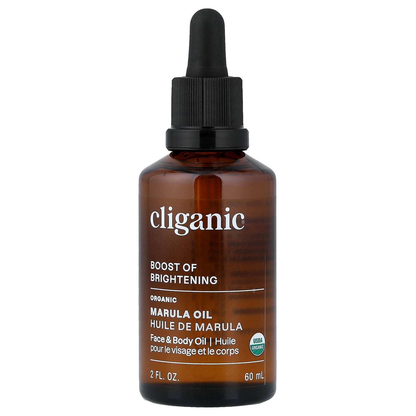 Cliganic, Boost of Brightening™, Organic Marula Oil, 2 fl oz (60 ml)